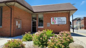 Rush County Community Foundation office in Rushville, Indiana