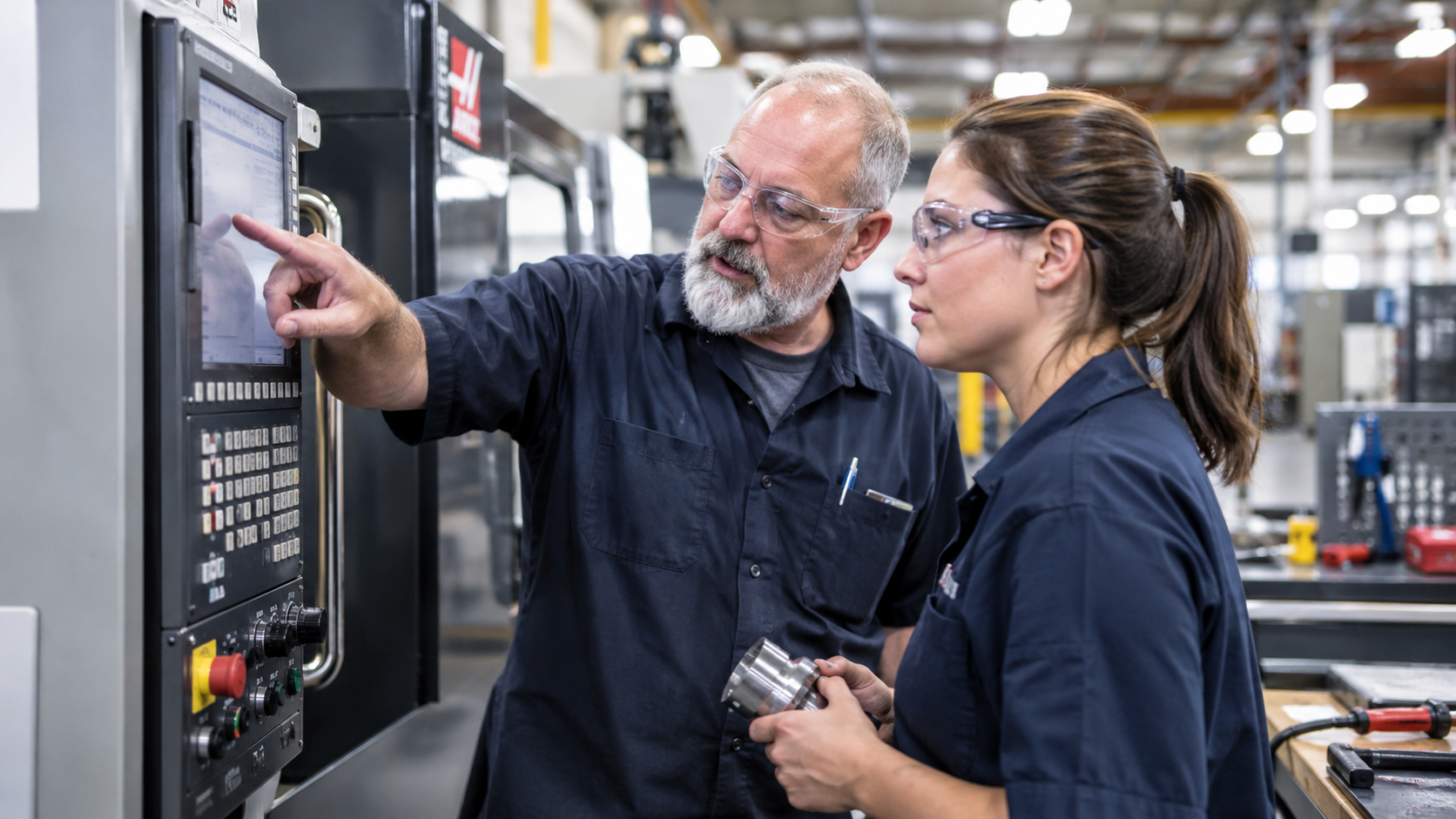 Employee development in Rush County through on-the-job training